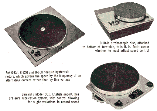 Various Turntables