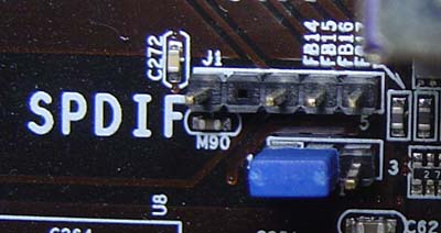 SPDIF on a Motherboard