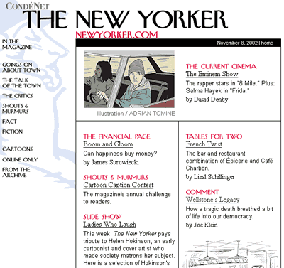 New Yorker website