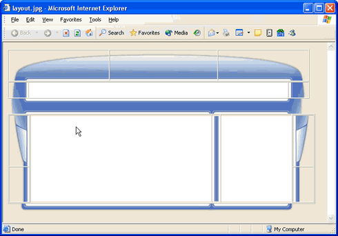 When previewing in a browser the Fireworks MX 2004 HTML shows borders around tables due to the incomplete HTML.