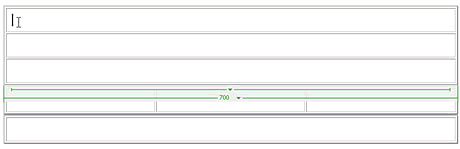 Clicking inside the first row of the first table