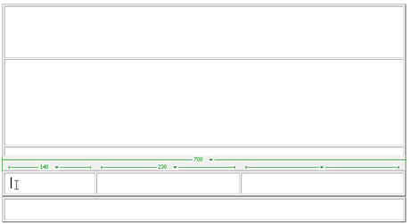 Clicking once inside the first column of the second table