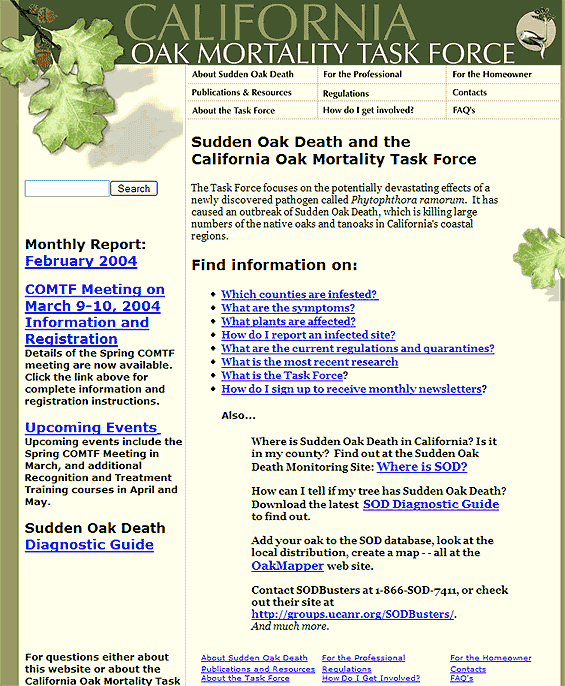 California Oak Mortality