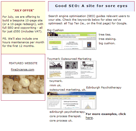 Example of incomplete encapsulation