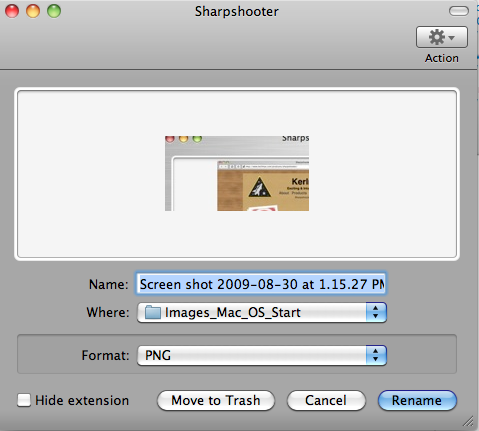 sharpshooter dialog